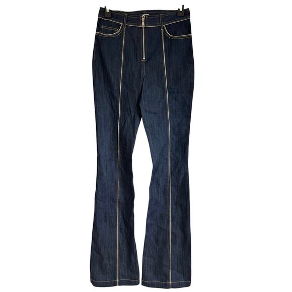 CINQ A SEPT SANTI Zipper Trim Jeans - Picture 8 of 15
